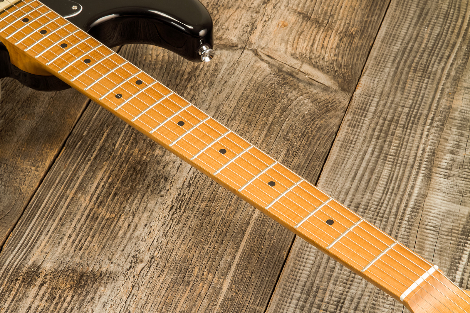 Marceau Guitars Experience Traditional 3s Trem Mn #t226824 - Black - E-Gitarre in Str-Form - Variation 5