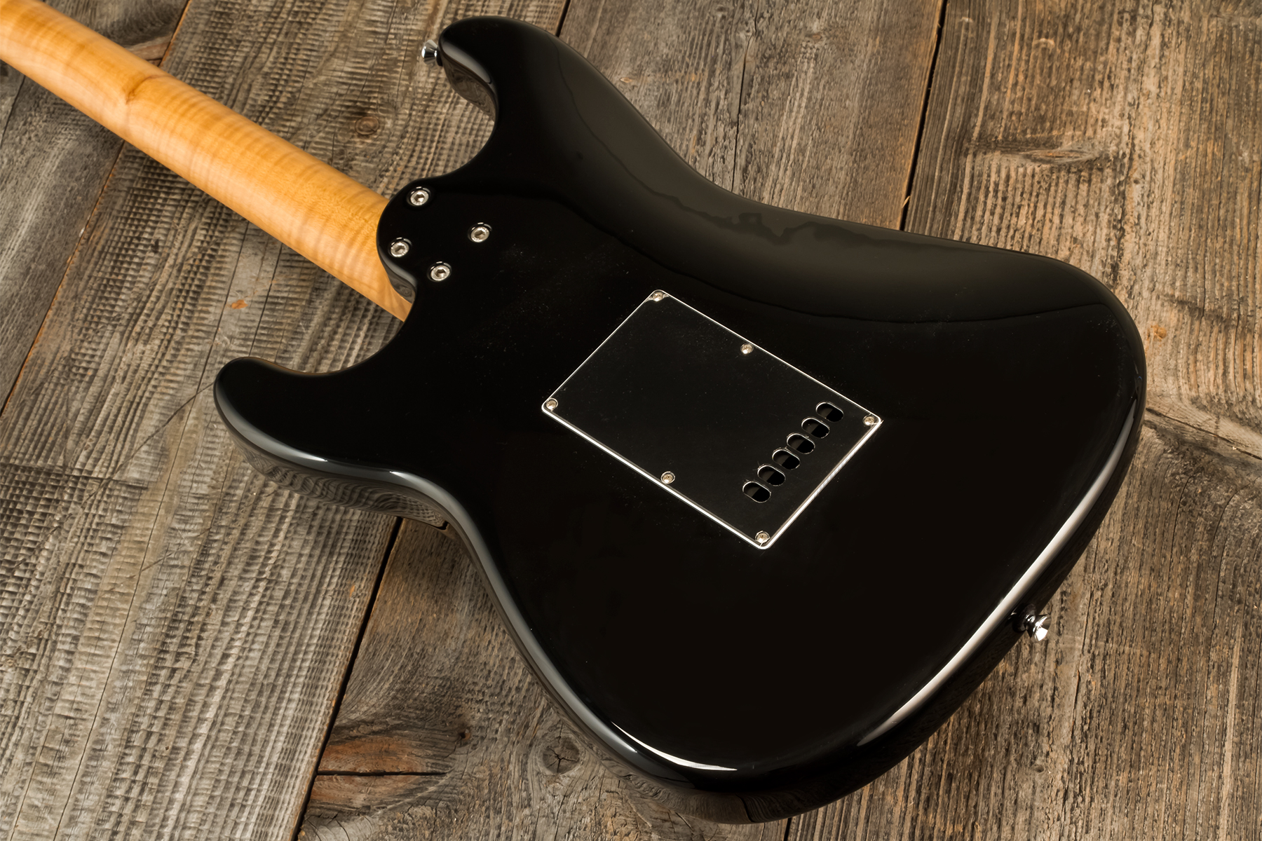 Marceau Guitars Experience Traditional 3s Trem Mn #t226824 - Black - E-Gitarre in Str-Form - Variation 6