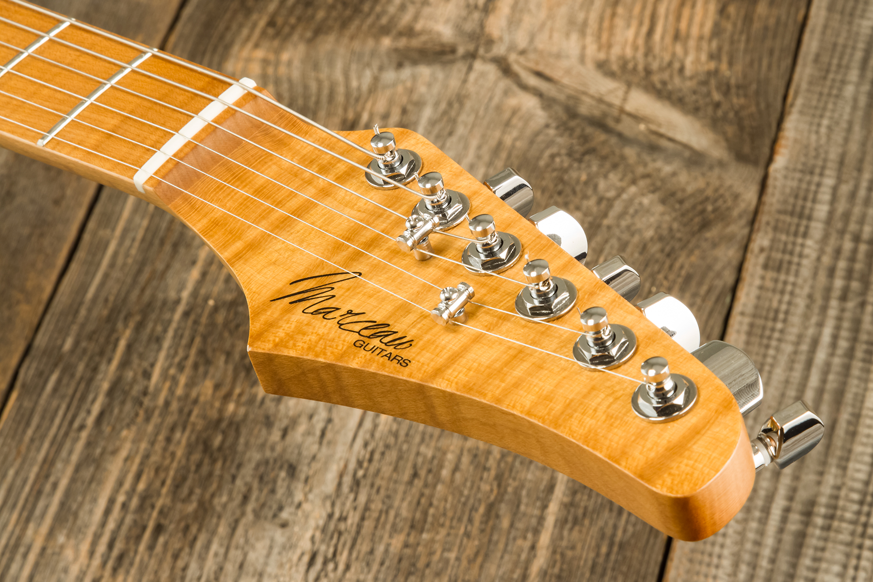 Marceau Guitars Experience Traditional 3s Trem Mn #t226824 - Black - E-Gitarre in Str-Form - Variation 8