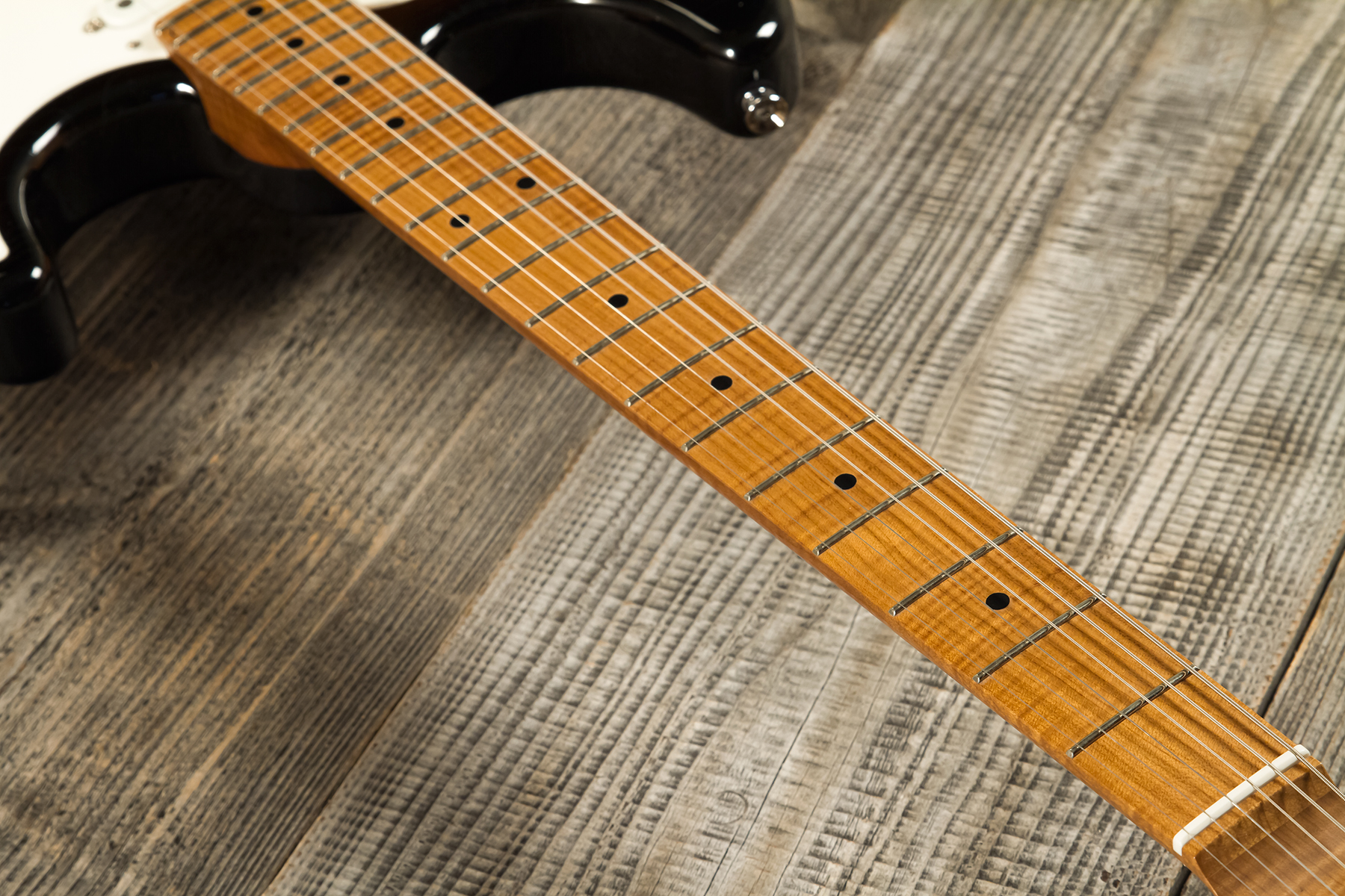 Marceau Guitars Experience Traditional 3s Trem Mn #t227024 - Heavy Relic Burst 3 Tons - E-Gitarre in Str-Form - Variation 5
