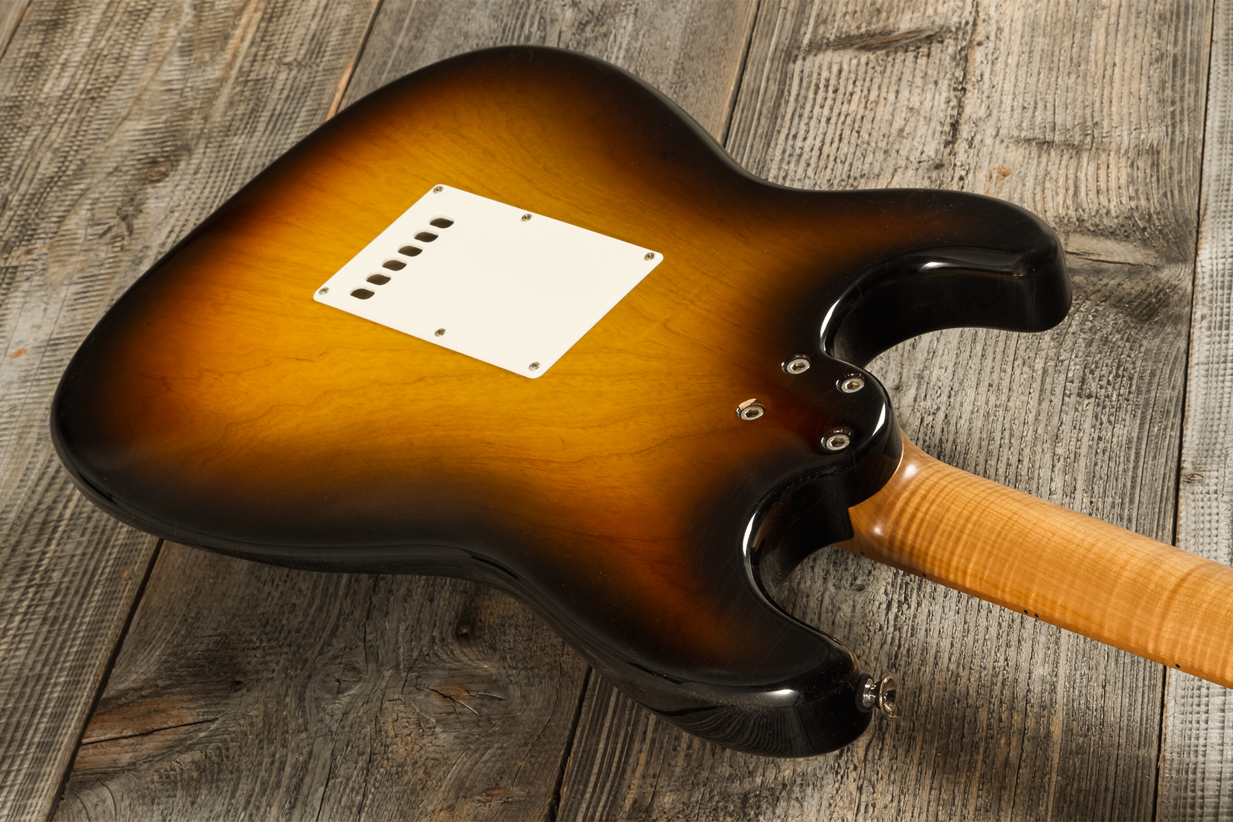 Marceau Guitars Experience Traditional 3s Trem Mn #t227024 - Heavy Relic Burst 3 Tons - E-Gitarre in Str-Form - Variation 6
