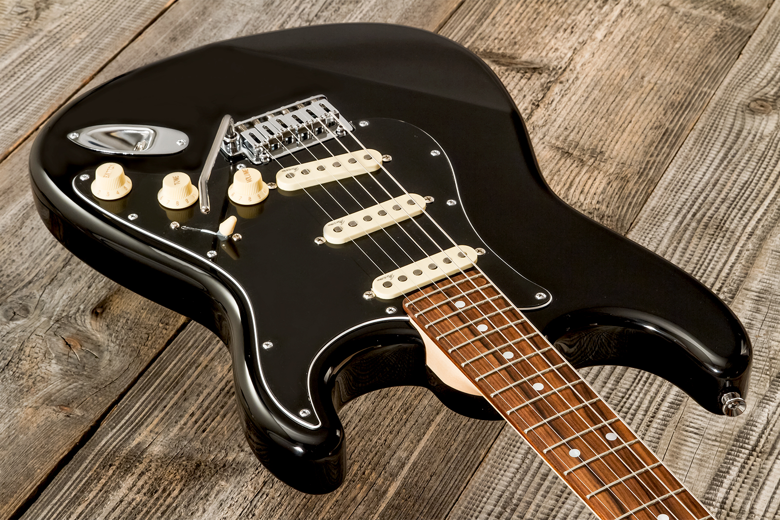 Marceau Guitars Experience Traditional 3s Trem Pf #t226724 - Black - E-Gitarre in Str-Form - Variation 2