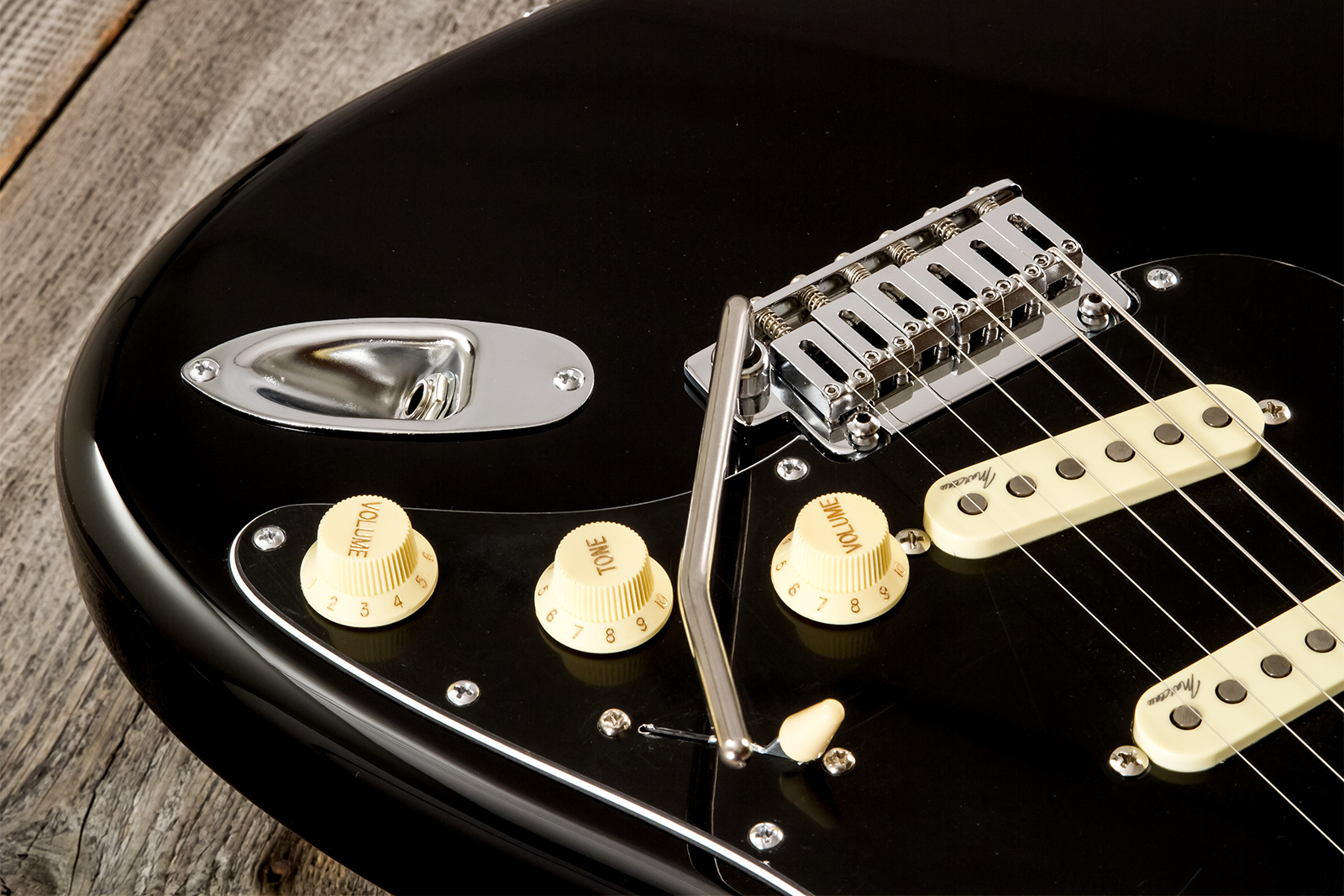 Marceau Guitars Experience Traditional 3s Trem Pf #t226724 - Black - E-Gitarre in Str-Form - Variation 3
