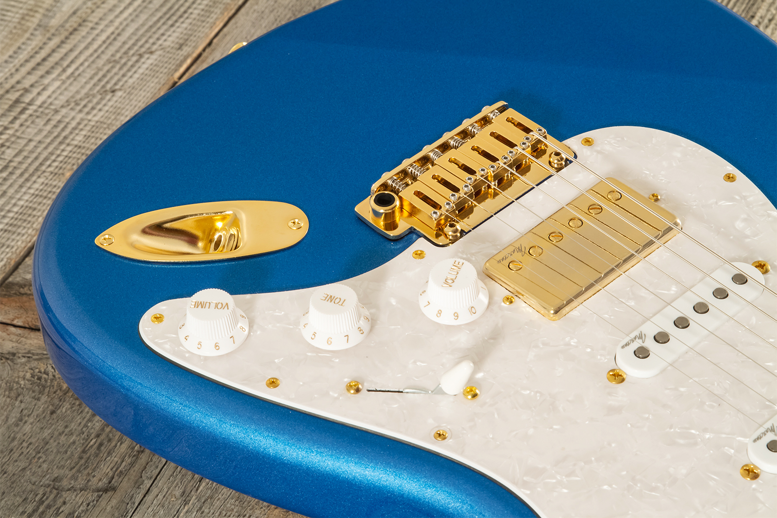 Marceau Guitars Experience Traditional Hss Trem Eb #t226324 - Lake Placid Blue - E-Gitarre in Str-Form - Variation 3
