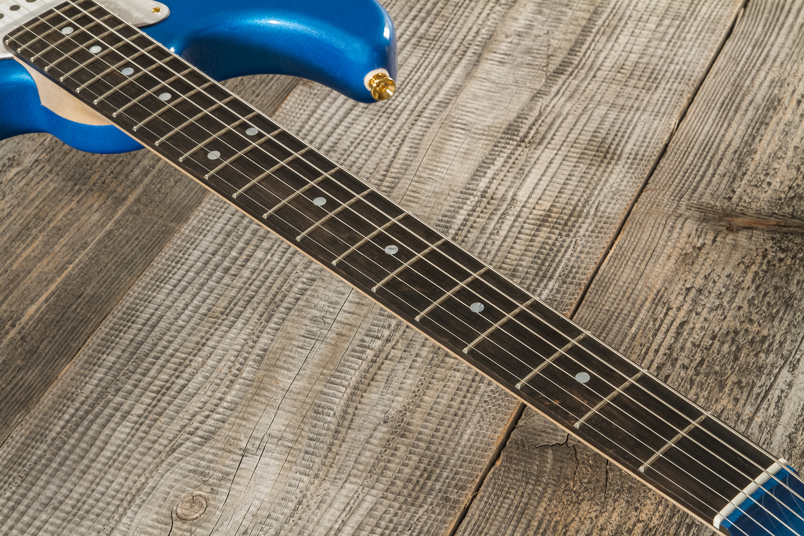 Marceau Guitars Experience Traditional Hss Trem Eb #t226324 - Lake Placid Blue - E-Gitarre in Str-Form - Variation 5