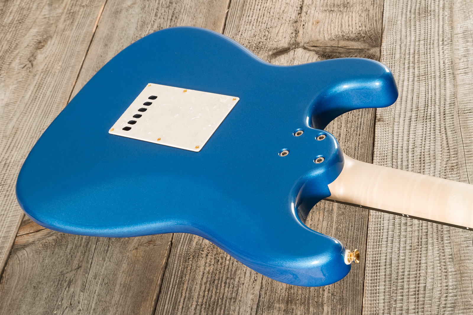 Marceau Guitars Experience Traditional Hss Trem Eb #t226324 - Lake Placid Blue - E-Gitarre in Str-Form - Variation 6