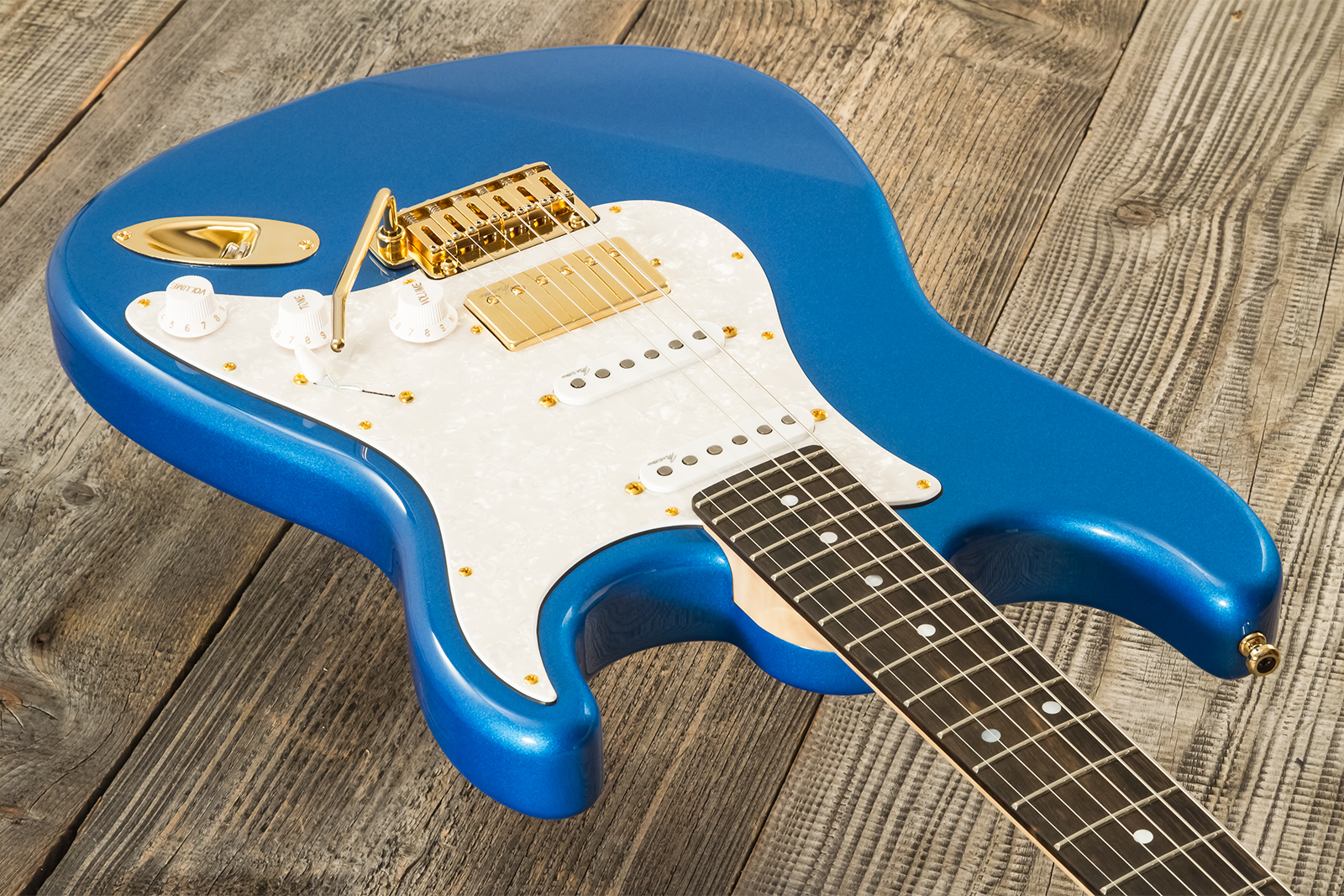 Marceau Guitars Experience Traditional Hss Trem Eb #t226424 - Lake Placid Blue - E-Gitarre in Str-Form - Variation 2