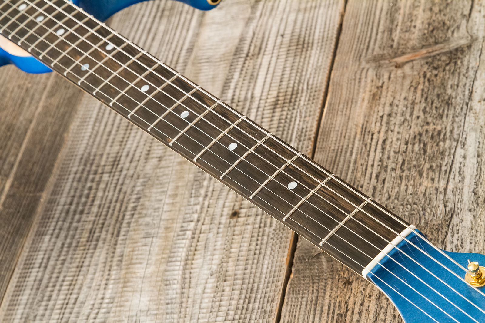 Marceau Guitars Experience Traditional Hss Trem Eb #t226424 - Lake Placid Blue - E-Gitarre in Str-Form - Variation 5