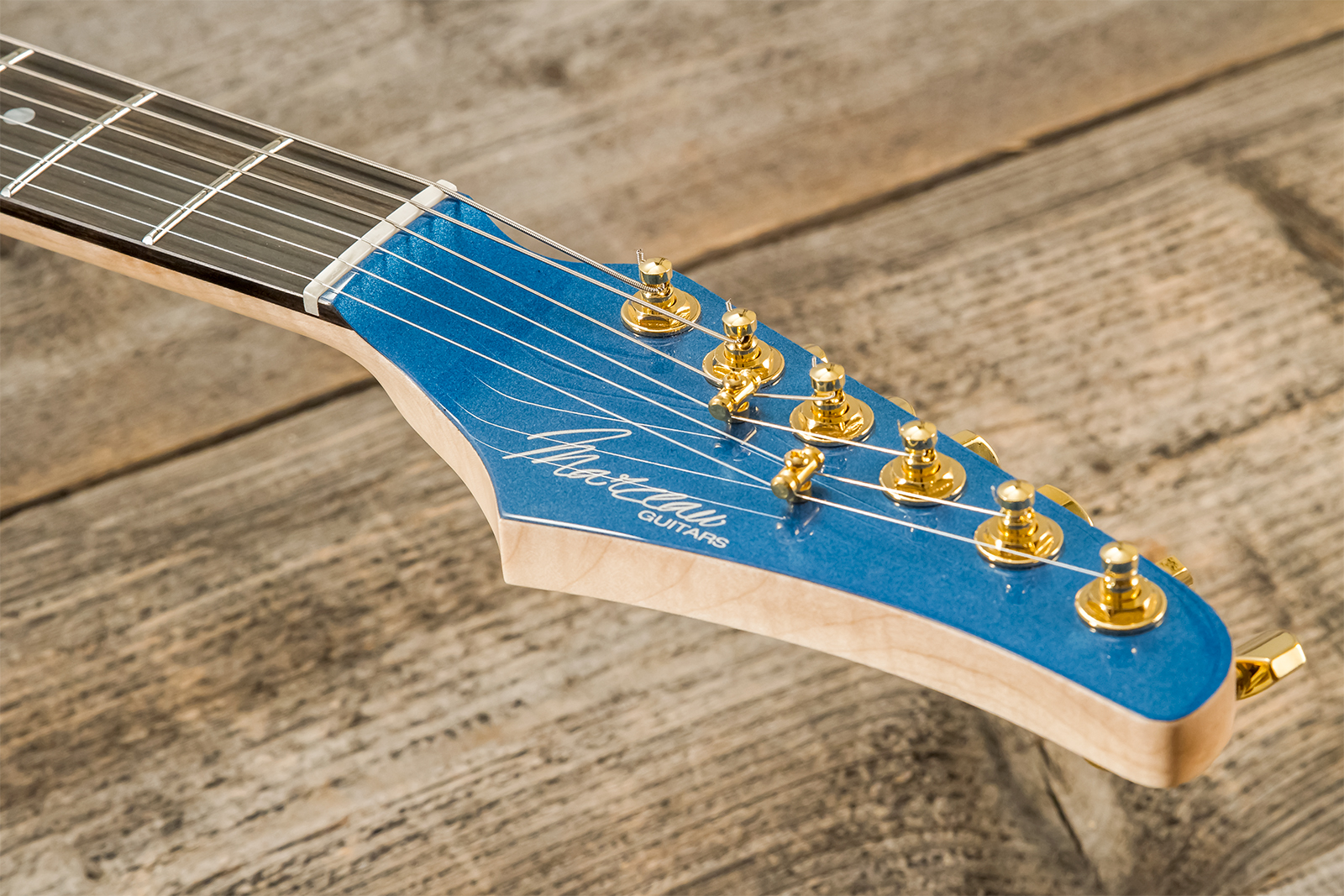 Marceau Guitars Experience Traditional Hss Trem Eb #t226424 - Lake Placid Blue - E-Gitarre in Str-Form - Variation 6