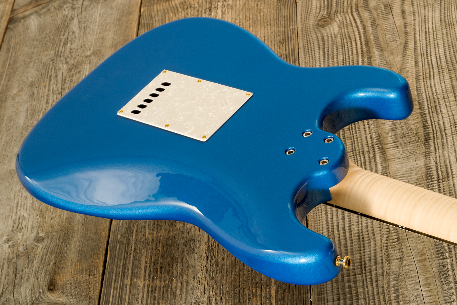 Marceau Guitars Experience Traditional Hss Trem Eb #t226424 - Lake Placid Blue - E-Gitarre in Str-Form - Variation 7