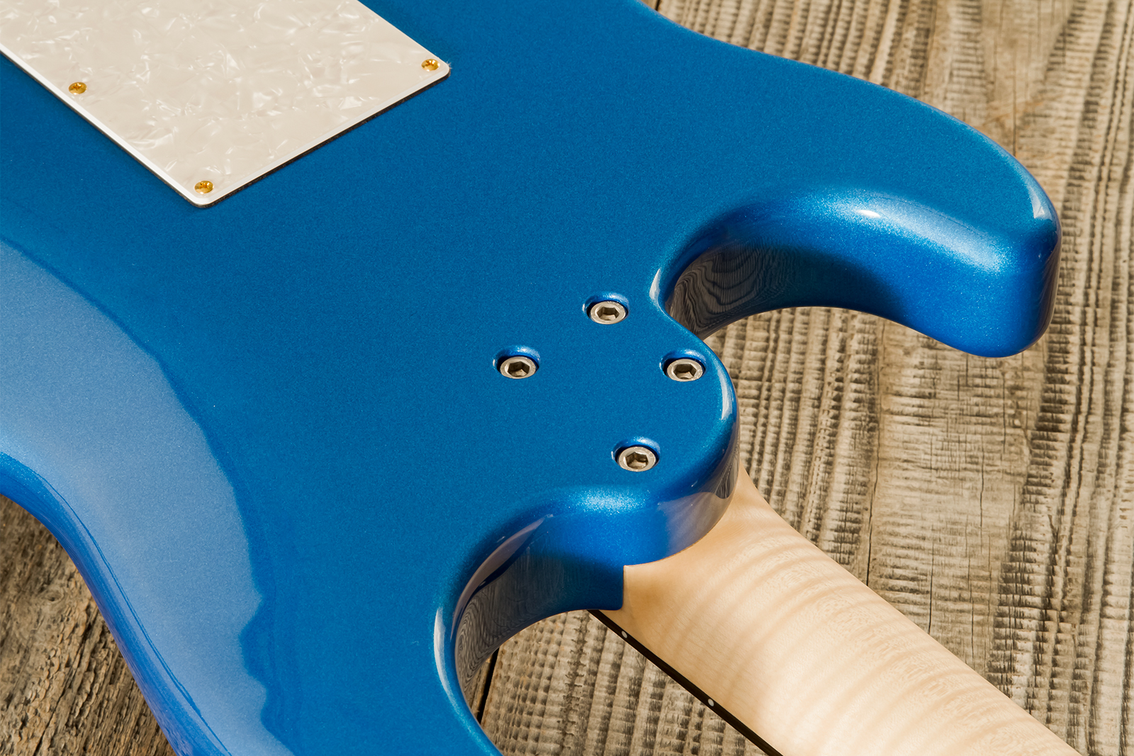 Marceau Guitars Experience Traditional Hss Trem Eb #t226424 - Lake Placid Blue - E-Gitarre in Str-Form - Variation 8