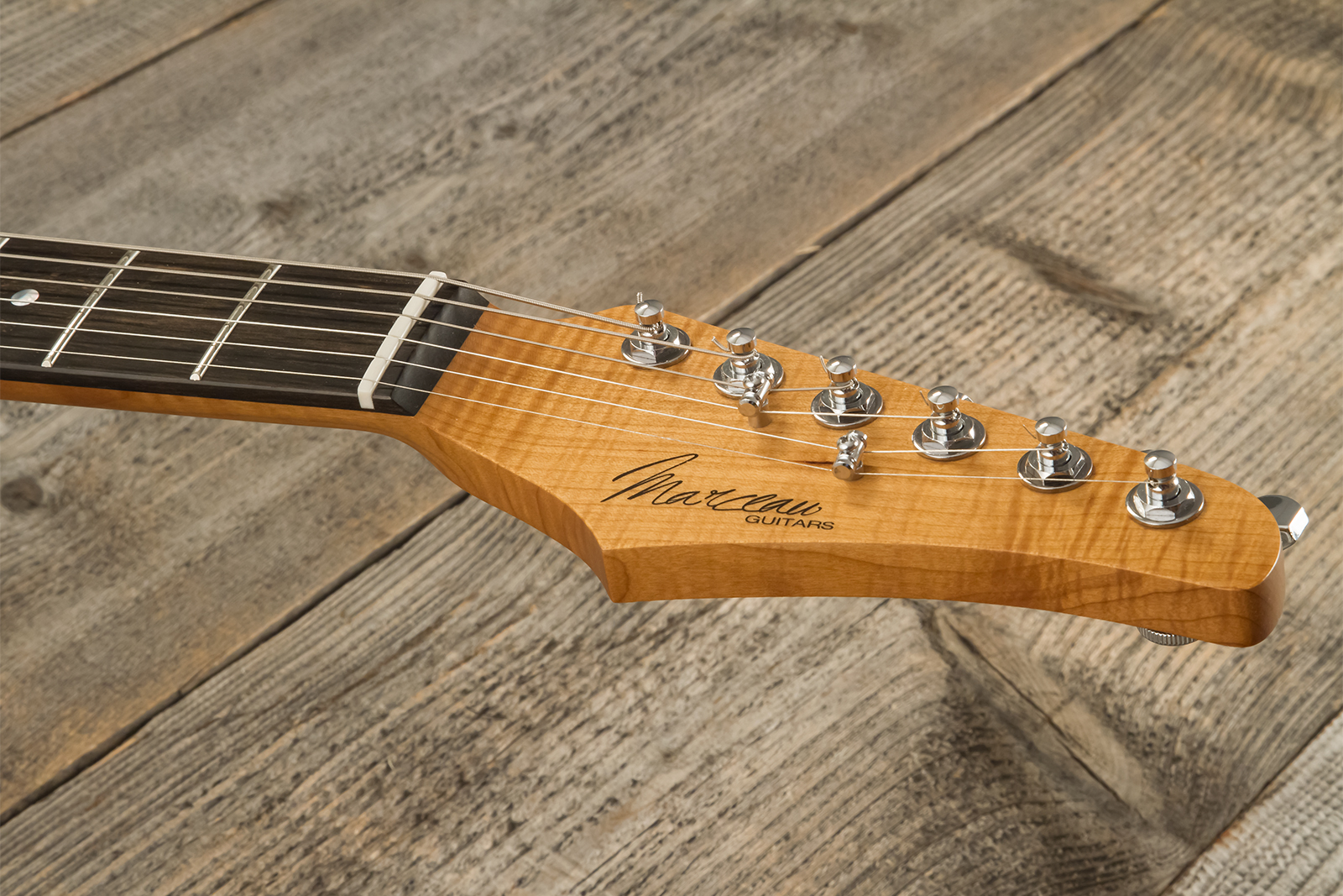 Marceau Guitars Experience Traditional Hss Trem Eb #t226524 - Charcoal - E-Gitarre in Str-Form - Variation 9