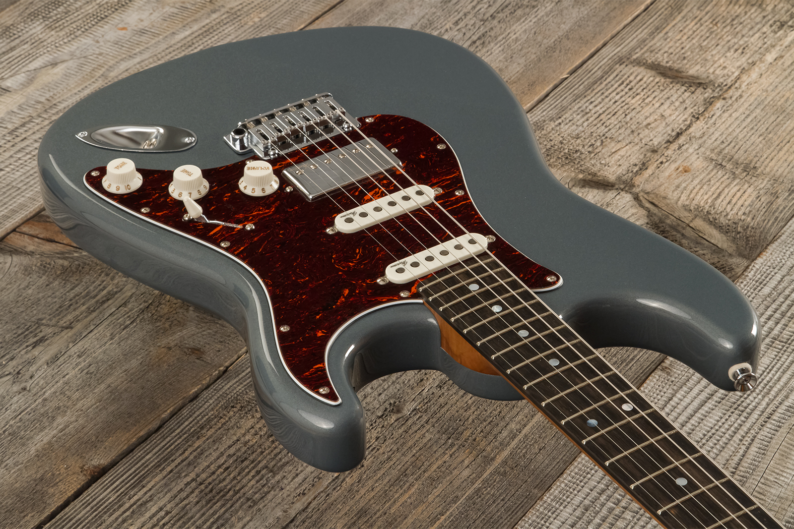 Marceau Guitars Experience Traditional Hss Trem Eb #t226524 - Charcoal - E-Gitarre in Str-Form - Variation 2