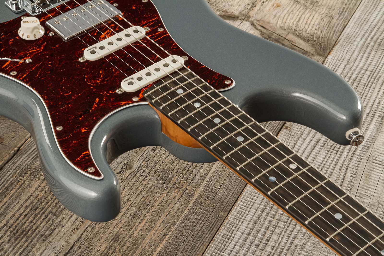 Marceau Guitars Experience Traditional Hss Trem Eb #t226524 - Charcoal - E-Gitarre in Str-Form - Variation 4