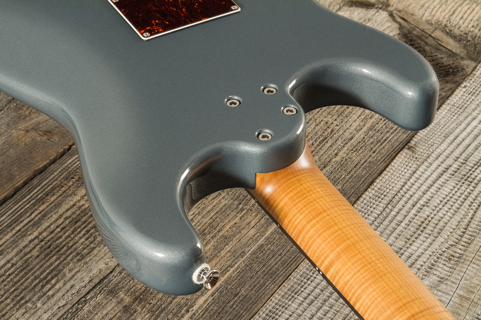Marceau Guitars Experience Traditional Hss Trem Eb #t226524 - Charcoal - E-Gitarre in Str-Form - Variation 7