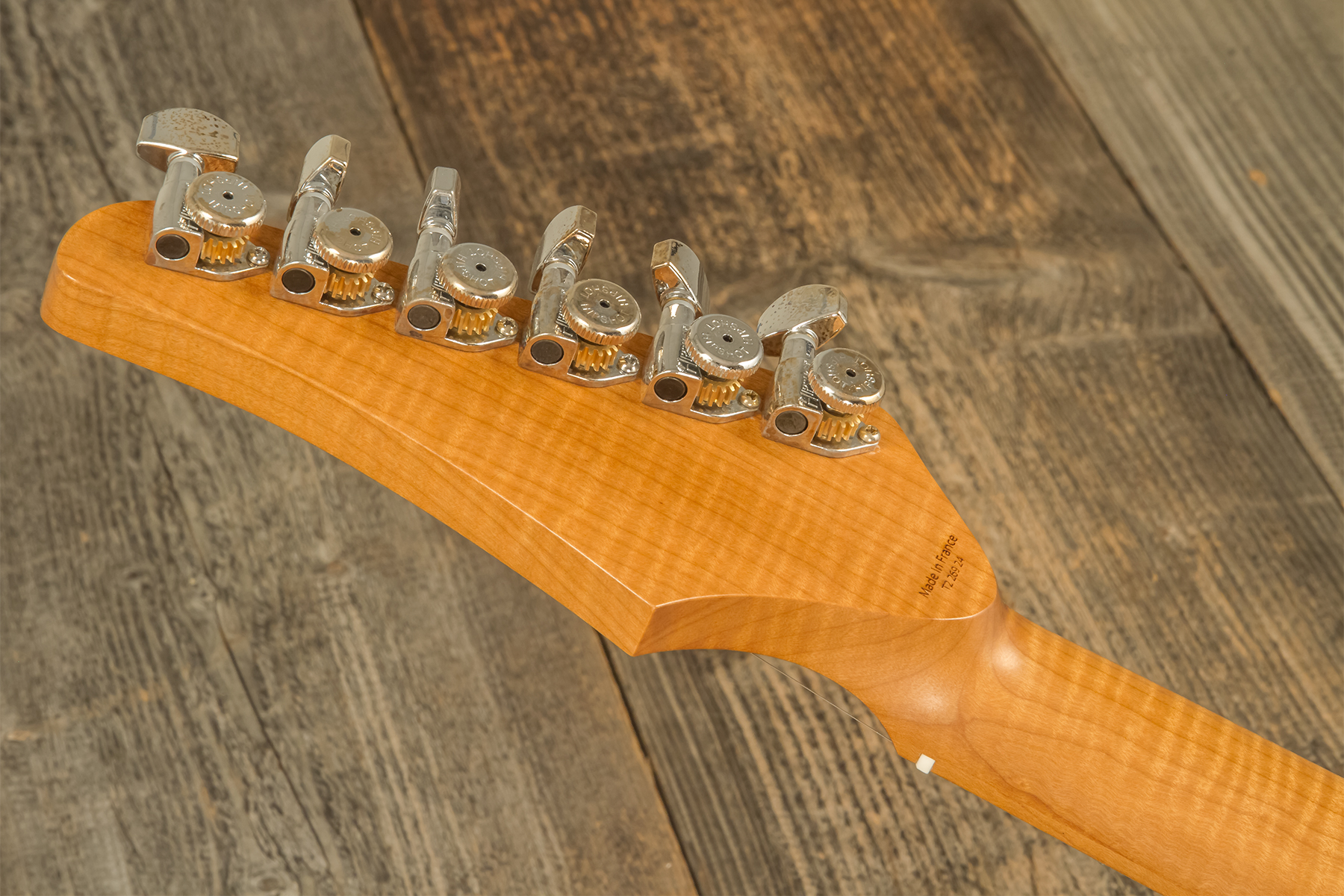 Marceau Guitars Experience Traditional Hss Trem Mn #t226924 - Soft Relic Burst 3 Tons - E-Gitarre in Str-Form - Variation 10