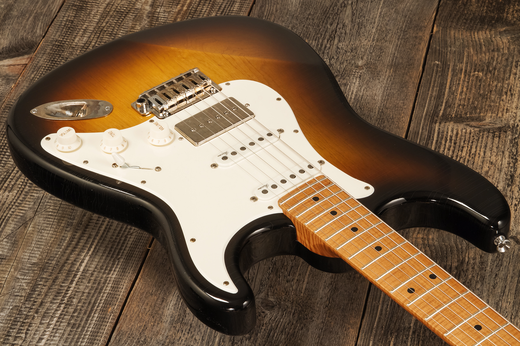 Marceau Guitars Experience Traditional Hss Trem Mn #t226924 - Soft Relic Burst 3 Tons - E-Gitarre in Str-Form - Variation 3