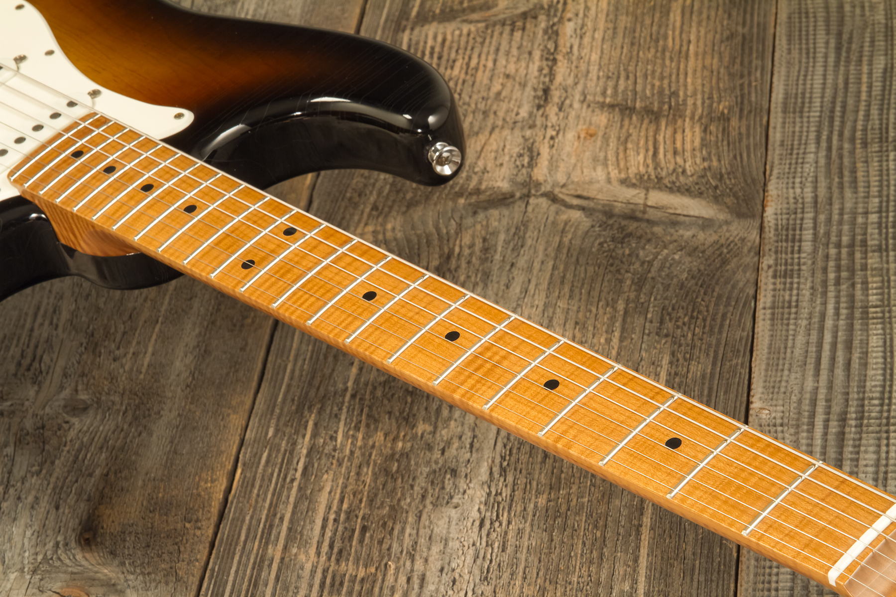 Marceau Guitars Experience Traditional Hss Trem Mn #t226924 - Soft Relic Burst 3 Tons - E-Gitarre in Str-Form - Variation 5
