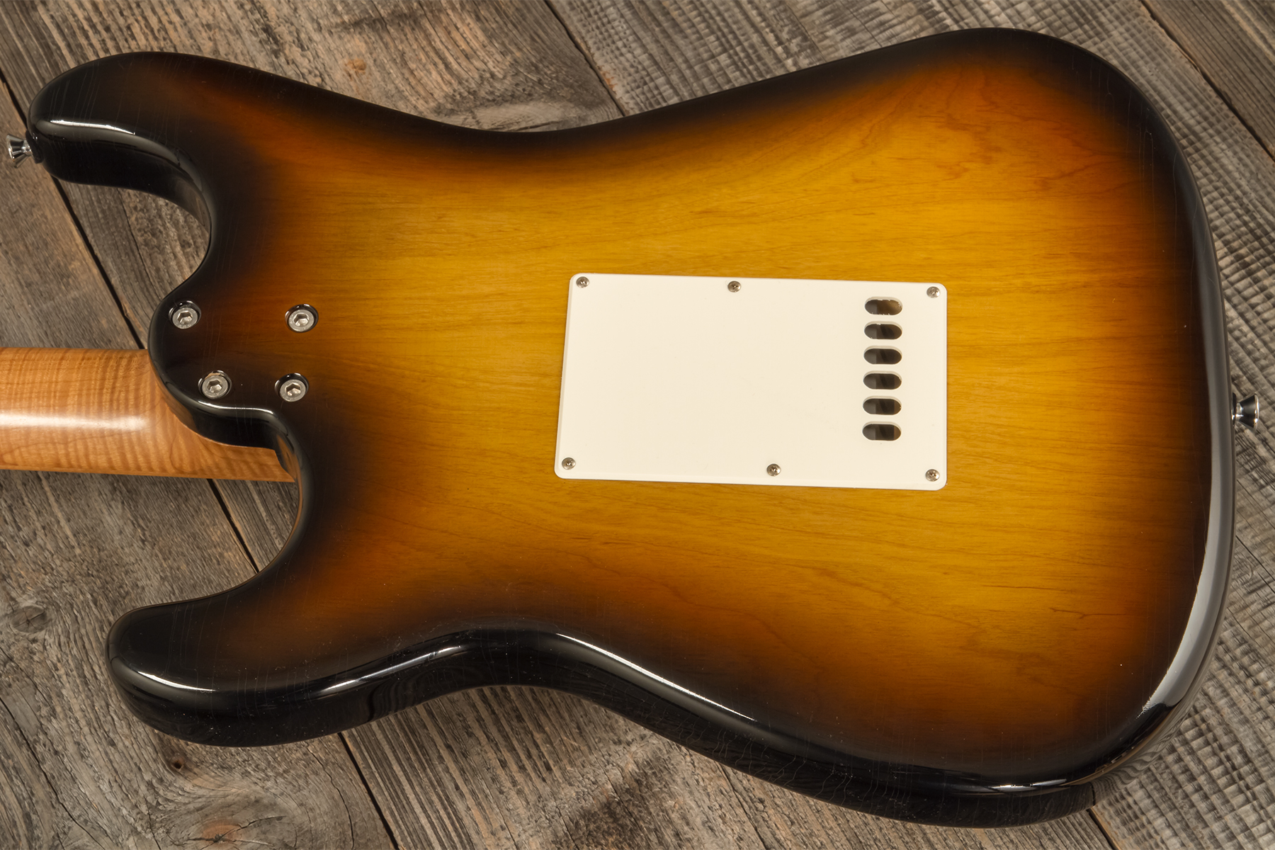 Marceau Guitars Experience Traditional Hss Trem Mn #t226924 - Soft Relic Burst 3 Tons - E-Gitarre in Str-Form - Variation 6