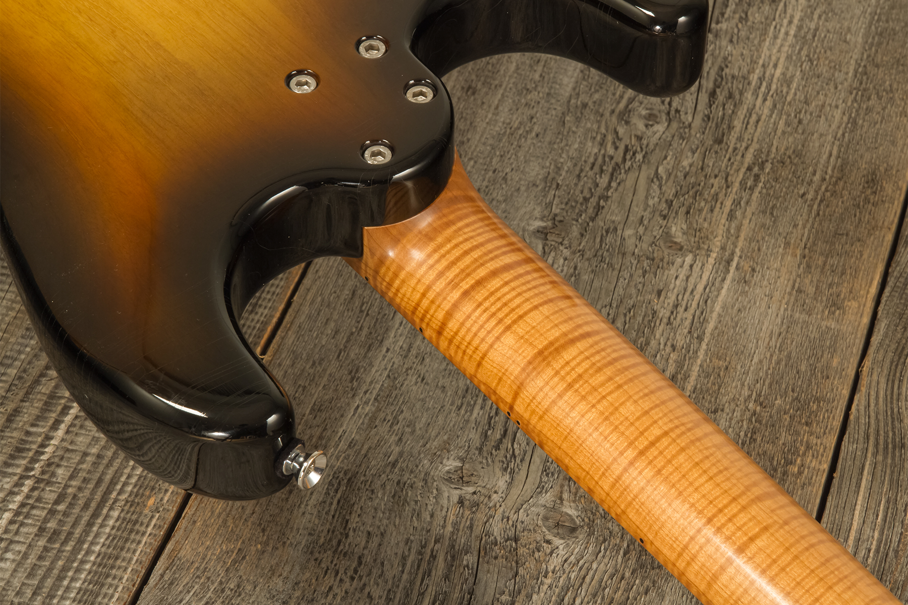 Marceau Guitars Experience Traditional Hss Trem Mn #t226924 - Soft Relic Burst 3 Tons - E-Gitarre in Str-Form - Variation 7