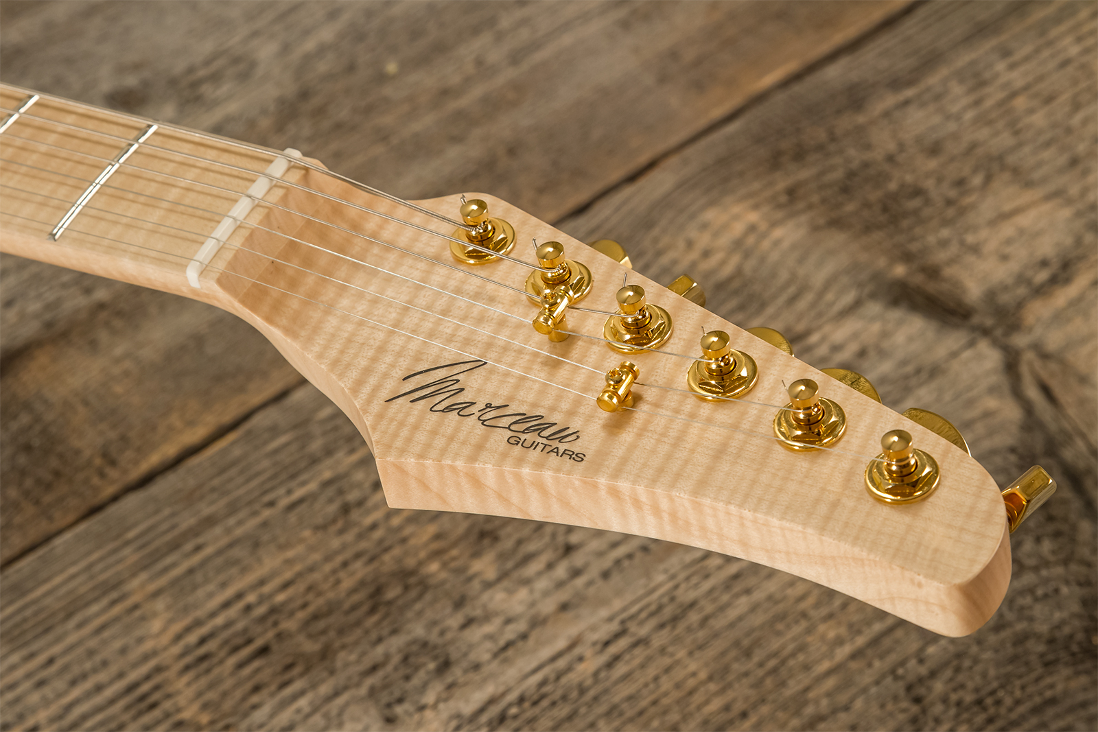 Marceau Guitars Experience Traditional Hss Trem Mn #t227124 - White Blonde - E-Gitarre in Str-Form - Variation 9