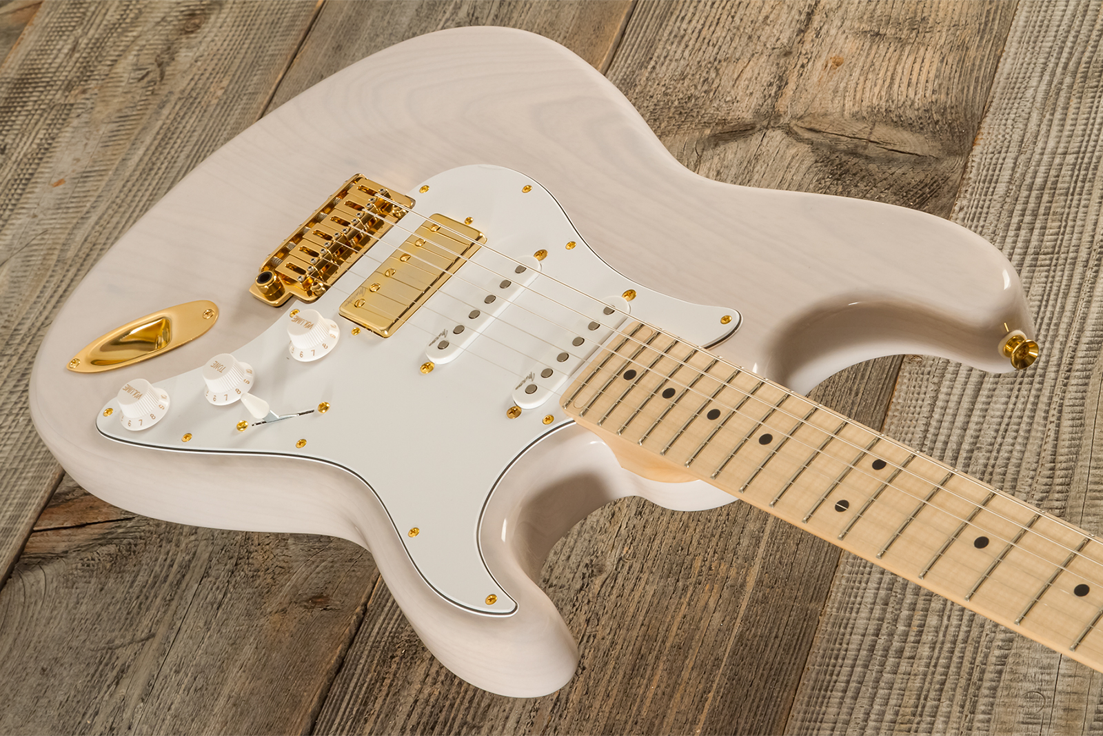 Marceau Guitars Experience Traditional Hss Trem Mn #t227124 - White Blonde - E-Gitarre in Str-Form - Variation 2