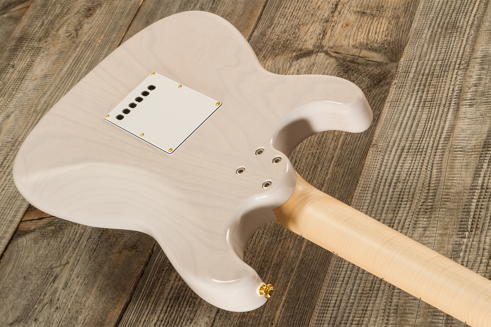 Marceau Guitars Experience Traditional Hss Trem Mn #t227124 - White Blonde - E-Gitarre in Str-Form - Variation 6