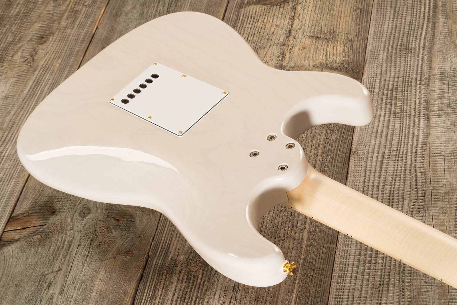 Marceau Guitars Experience Traditional Hss Trem Mn #t227224 - White Blonde - E-Gitarre in Str-Form - Variation 6
