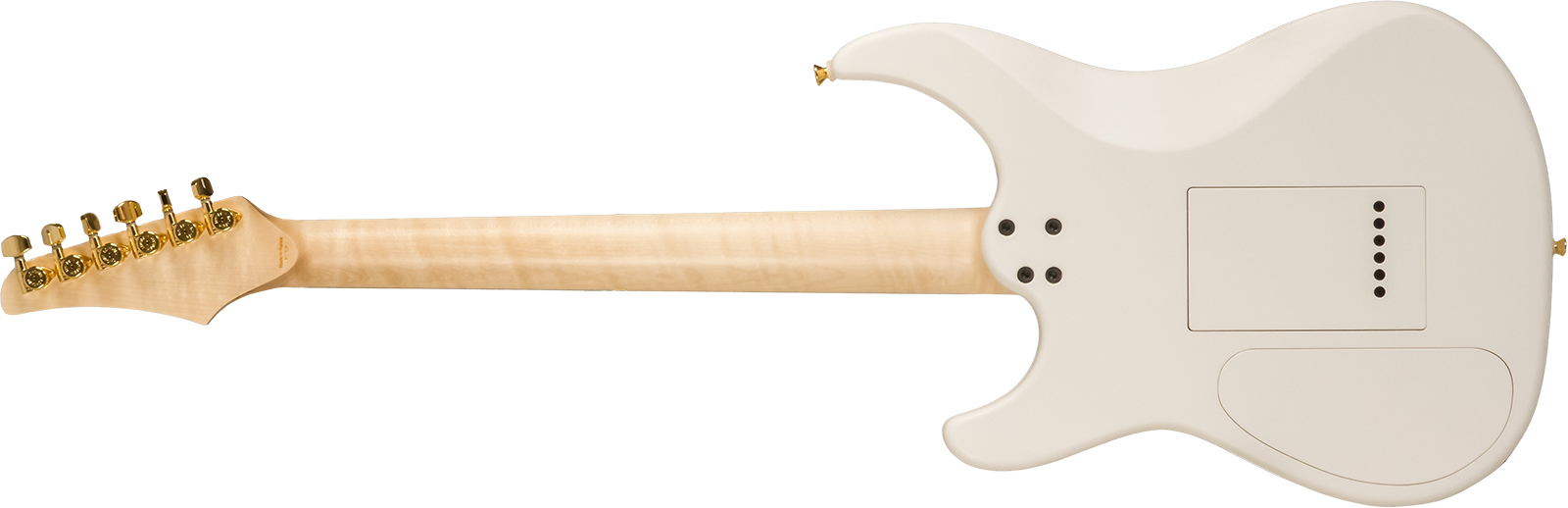 Marceau Guitars Fascinante Standard 2h Trem Ric #s17324 - Arctic White Satin - E-Gitarre in Str-Form - Variation 1