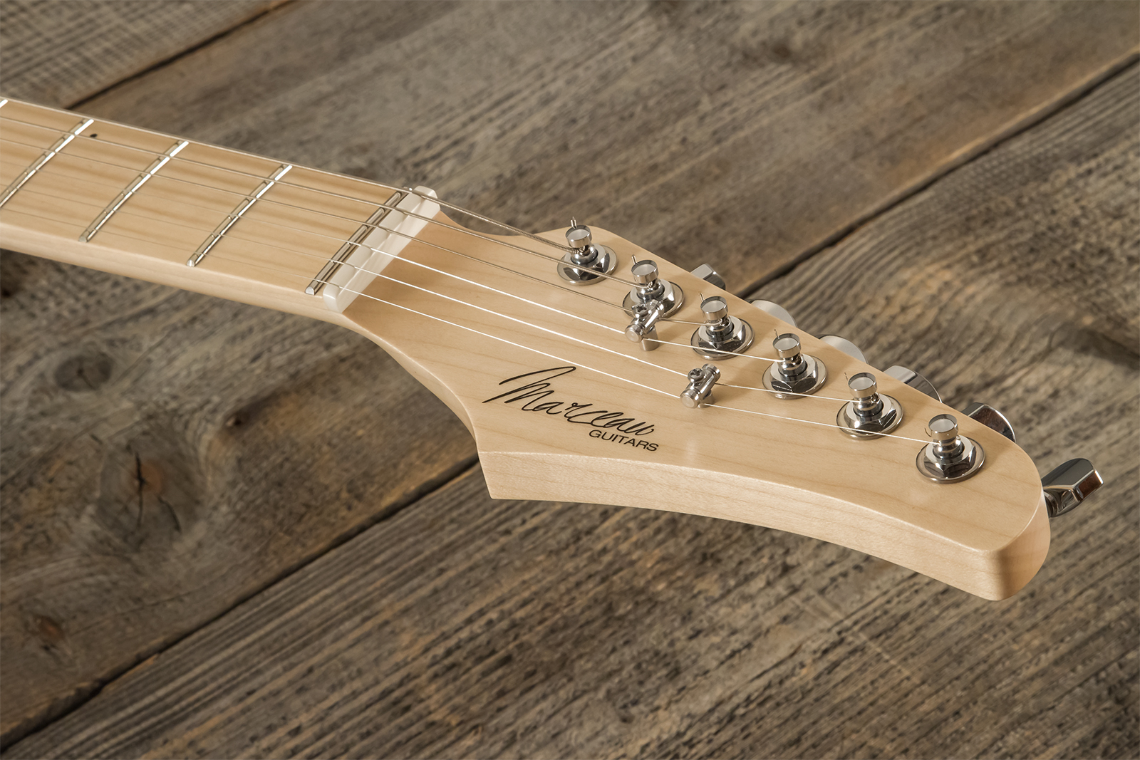 Marceau Guitars Fascinante Standard Hss Trem Mn #s17224 - Black Burst Satin - E-Gitarre in Str-Form - Variation 7