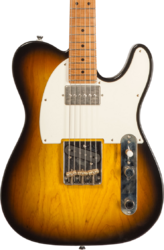 E-gitarre in teleform Marceau guitars Traditional Elegante #T316324 - Soft relic 3 tons burst