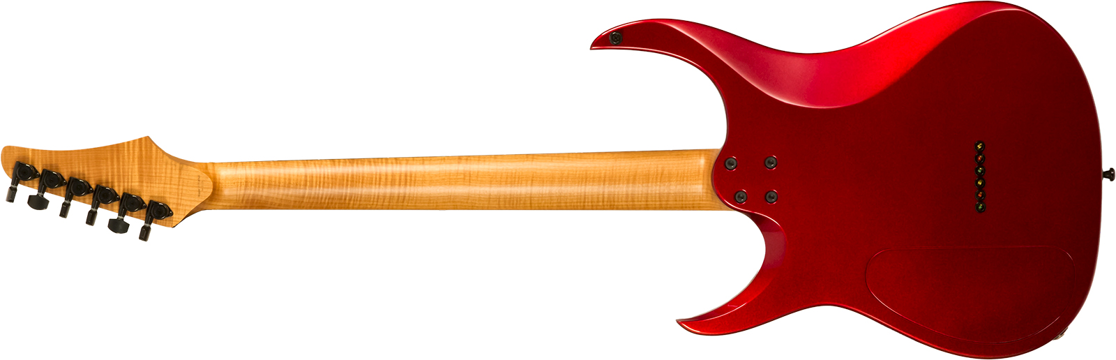Marceau Guitars Redoutable Standard 2h Ht Ric #s43724 - Candy Apple Red - E-Gitarre aus Metall - Variation 1