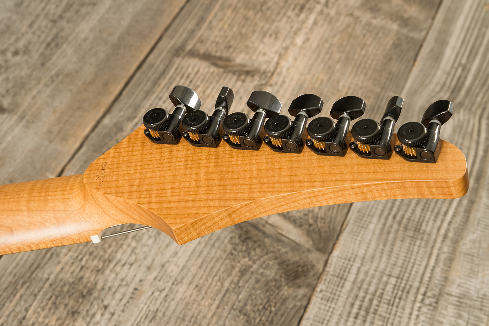Marceau Guitars Redoutable Standard 7c 2h Ht Ric #s43824 - Burst - E-Gitarre aus Metall - Variation 9