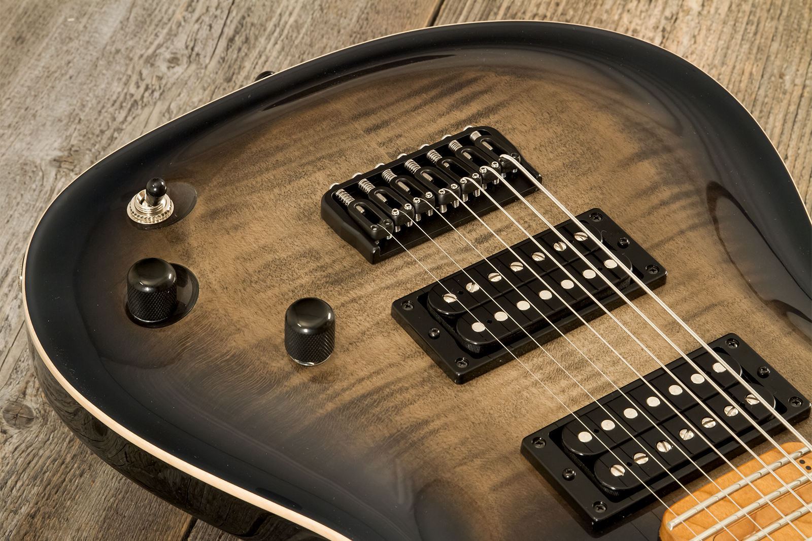 Marceau Guitars Redoutable Standard 7c 2h Ht Ric #s43824 - Burst - E-Gitarre aus Metall - Variation 3