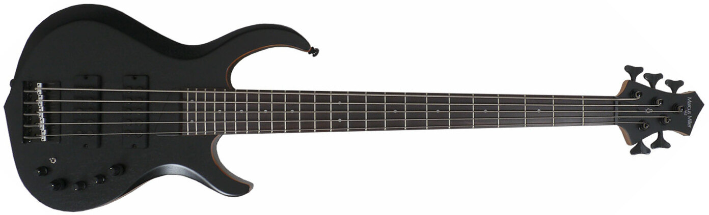 Marcus Miller M2 5st Bks Active Rw - Black Satin - Solidbody E-bass - Main picture