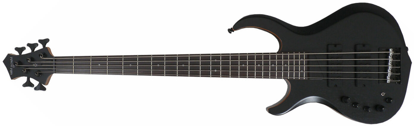 Marcus Miller M2 5st Bks Gaucher Lh Active Rw - Black Satin - Solidbody E-bass - Main picture