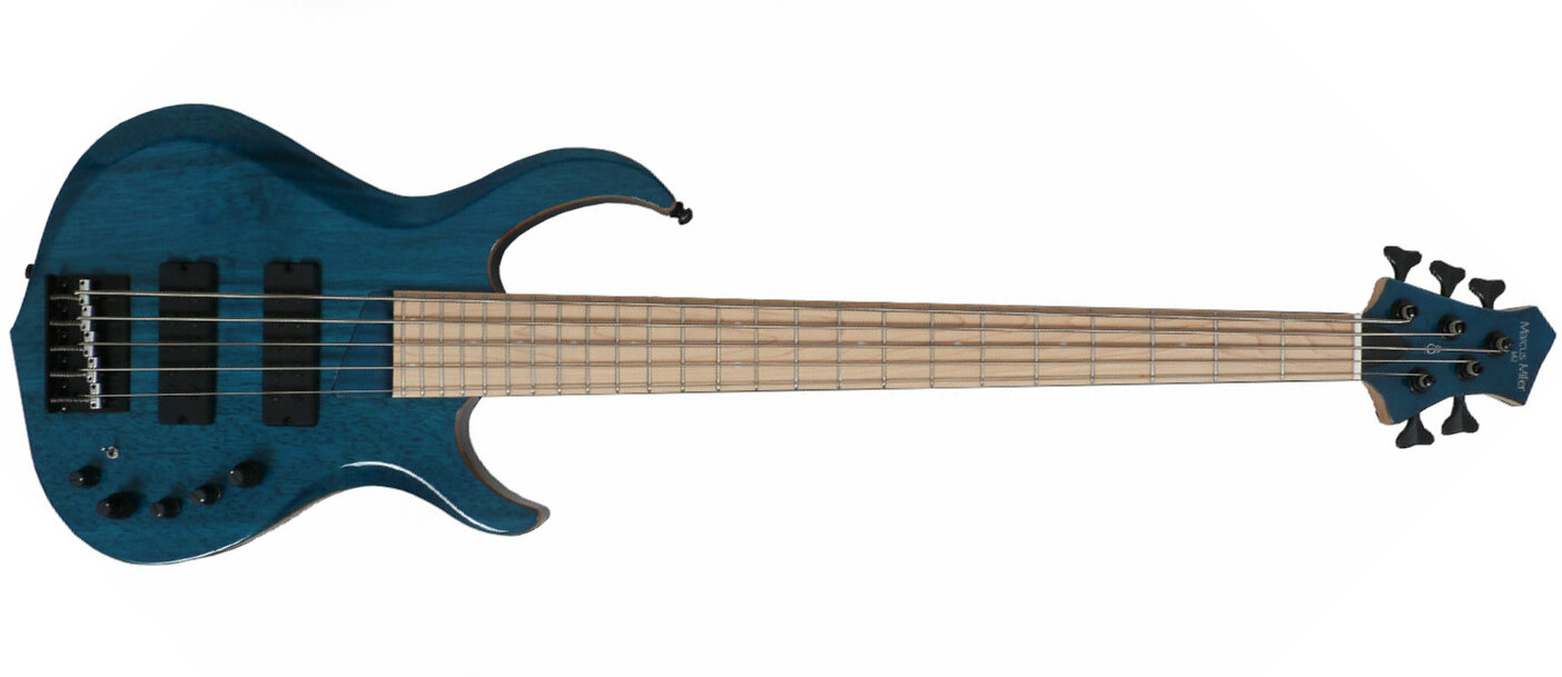 Marcus Miller M2 5st Tbl Active Mn - Trans Blue - Solidbody E-bass - Main picture