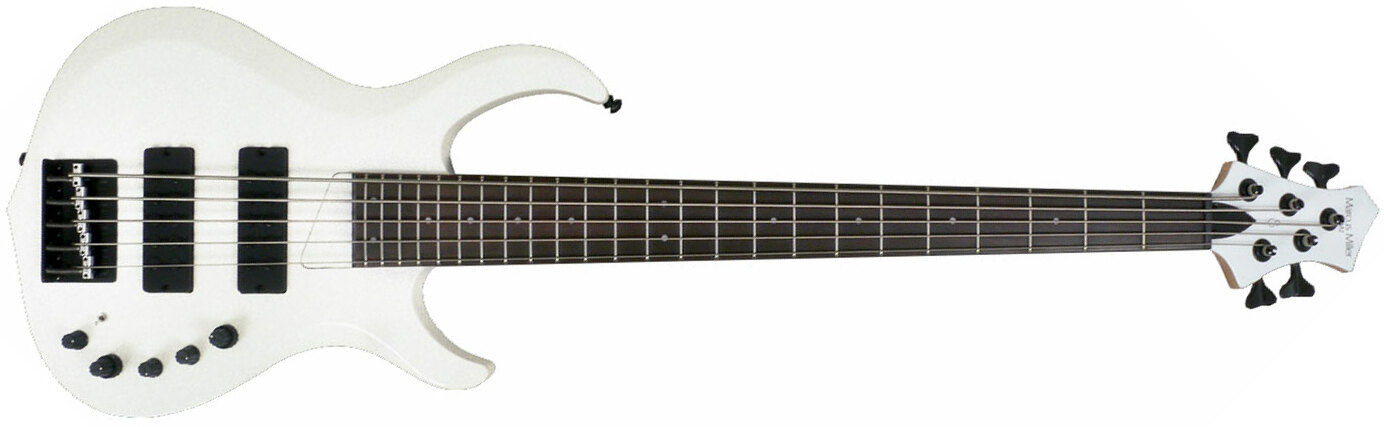 Marcus Miller M2 5st Whp Active Rw - White Pearl - Solidbody E-bass - Main picture