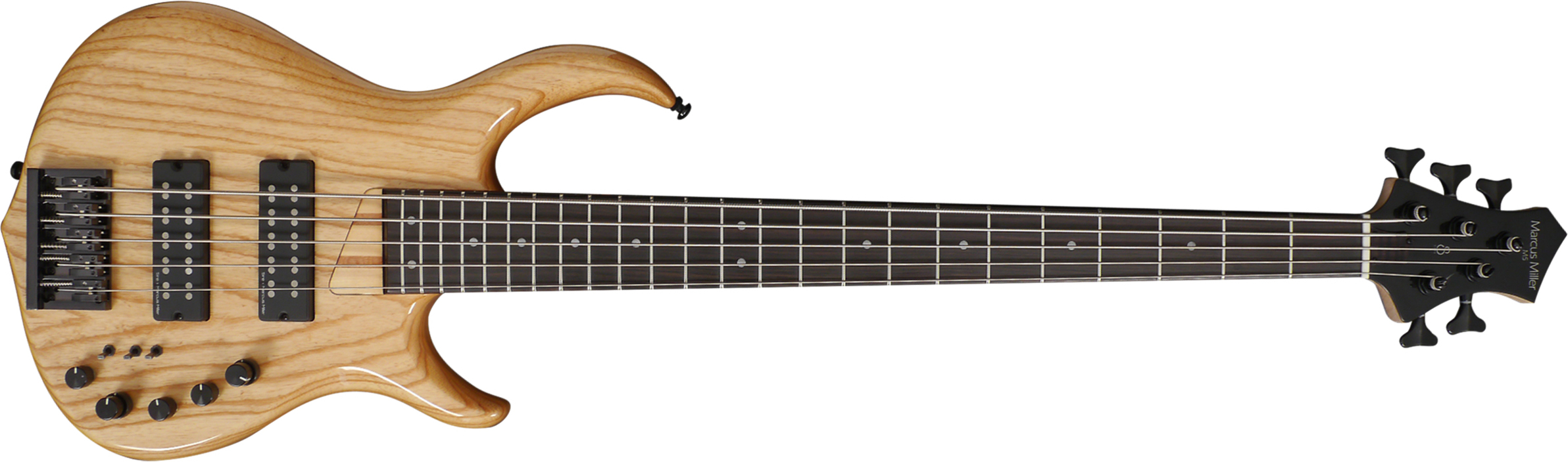Marcus Miller M5 Swamp Ash 5st 5-cordes Active Eb - Natural - Solidbody E-bass - Main picture