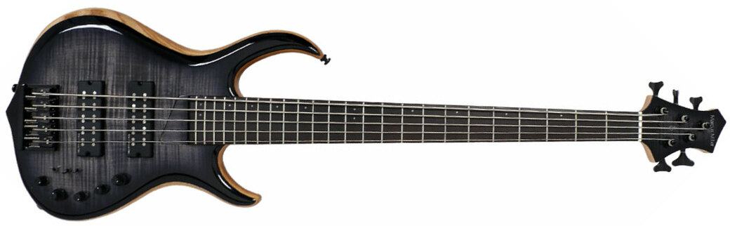 Marcus Miller M7 Swamp Ash 5st Fretless 2nd Generation Eb Sans Housse - Transparent Black Burst - Solidbody E-bass - Main picture