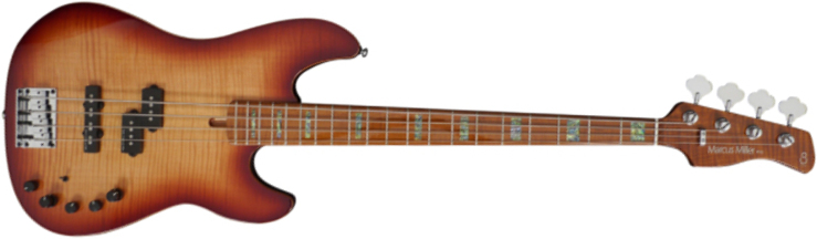 Marcus Miller P10 Alder 4st Active Mn - Tobacco Sunburst - Solidbody E-bass - Main picture