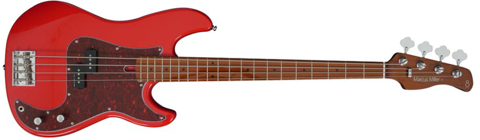 Marcus Miller P5 Alder 4 Fretless Mn - Dakota Red - Solidbody E-bass - Main picture