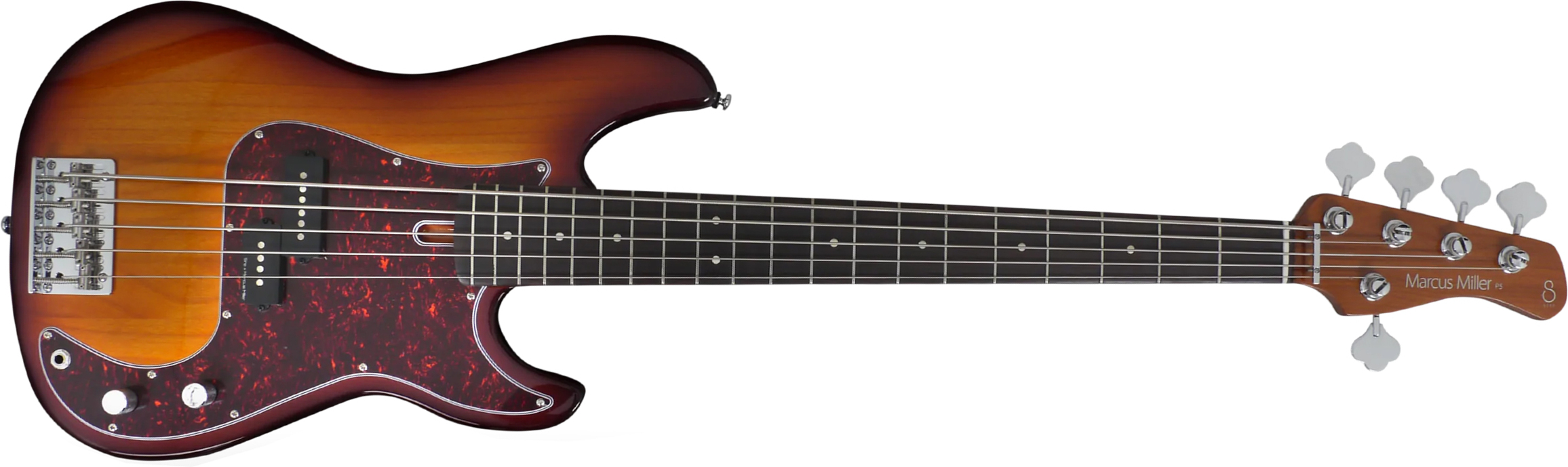 Marcus Miller P5r 5st 5c Rw - Tobacco Sunburst - Solidbody E-bass - Main picture