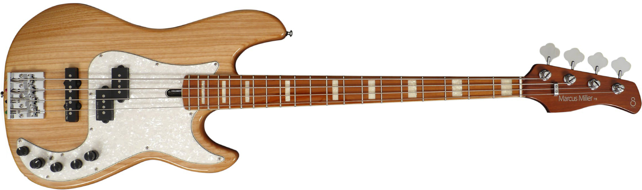 Marcus Miller P8 4st Active Mn - Natural - Solidbody E-bass - Main picture