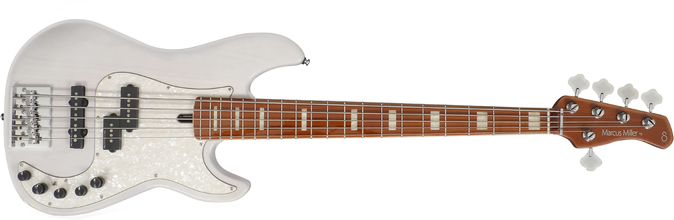 Marcus Miller P8 5st 5c Active Mn - White Blonde - Solidbody E-bass - Main picture