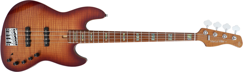 Marcus Miller V10 Swamp Ash 4st 2nd Generation Mn Sans Housse - Tobacco Sunburst - Solidbody E-bass - Main picture