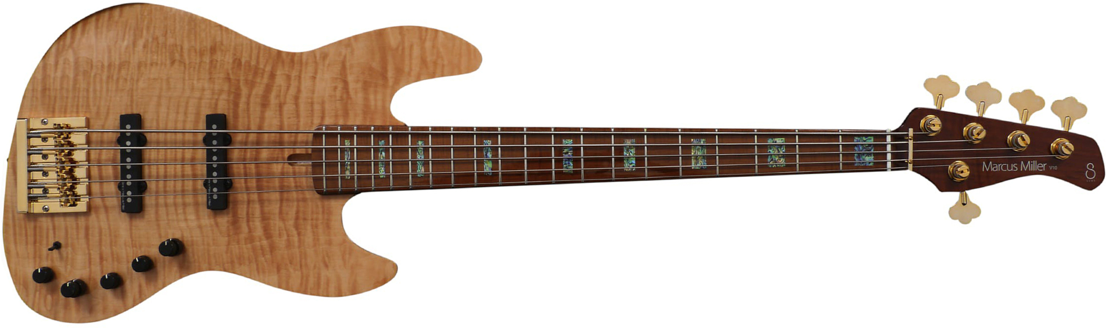 Marcus Miller V10dx 5st 5c Active Mn - Natural - Solidbody E-bass - Main picture