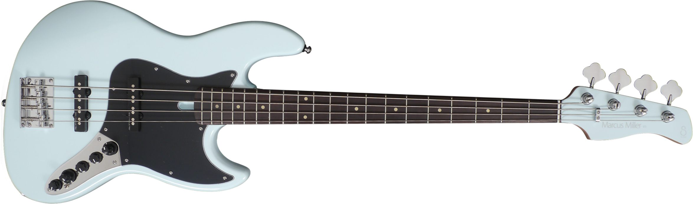 Marcus Miller V3 4st 2nd Generation Active Rw Sans Housse - Sonic Blue - Solidbody E-bass - Main picture