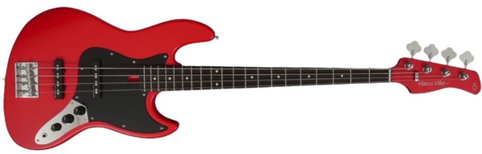 Marcus Miller V3 4st 2nd Generation Active Rw Sans Housse - Red Satin - Solidbody E-bass - Main picture