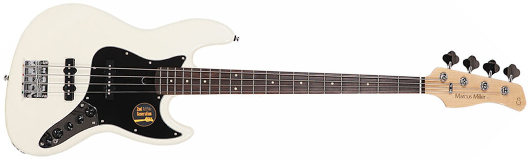 Marcus Miller V3 4st 2nd Generation Rw Sans Housse - Antique White - Solidbody E-bass - Main picture